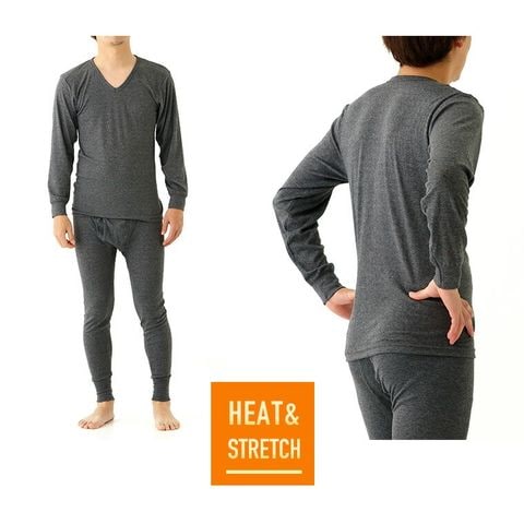 QXGTJYUN] あったかインナー 上下セット メンズ冬用保温インナーセット メンズ ヒートテック 防寒 楽天市場】裏起毛 ヒートテック メンズ  長袖 インナー 上下セット*2 冬 極暖 あったか 暖かい 裏フリース インナーシャツ ロングパンツ ストレッチ 男性 下着 肌着 防寒 ... [QXGTJYUN] あったかインナー 上下セット 男性の冬の厚い熱下着セットのための男性の熱下着セット メンズ ヒートテック 防寒